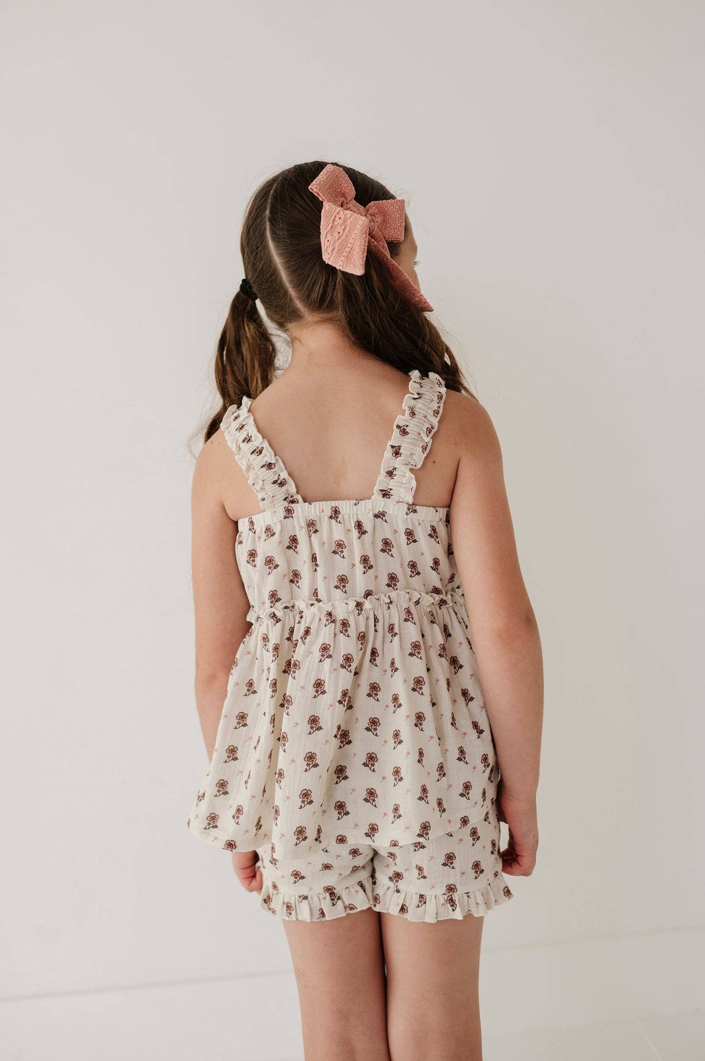 Avery & Alexander Ruffle Gauze Tank