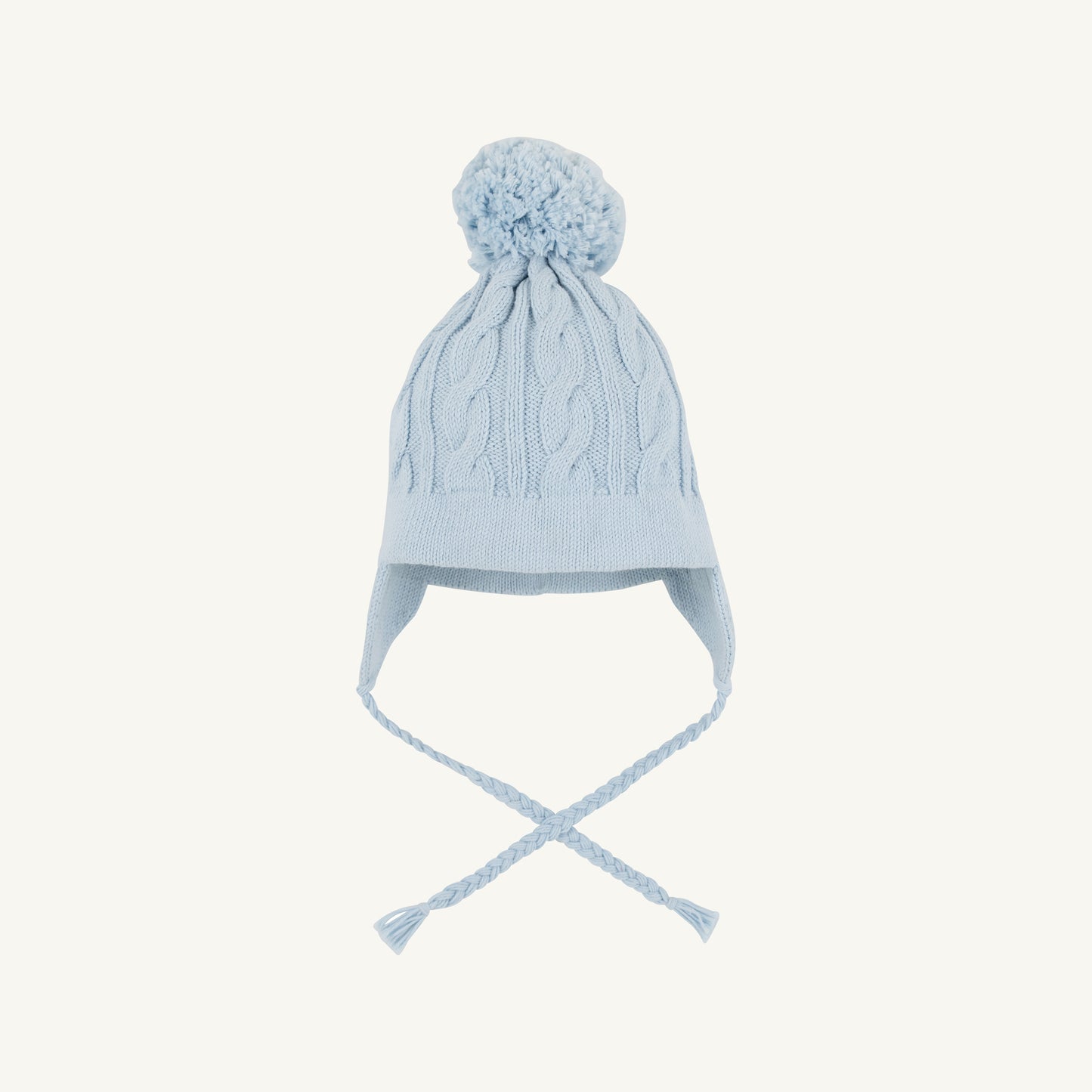 TBBC | Parrish Pom Pom Hat (Cable Knit) - Buckhead Blue