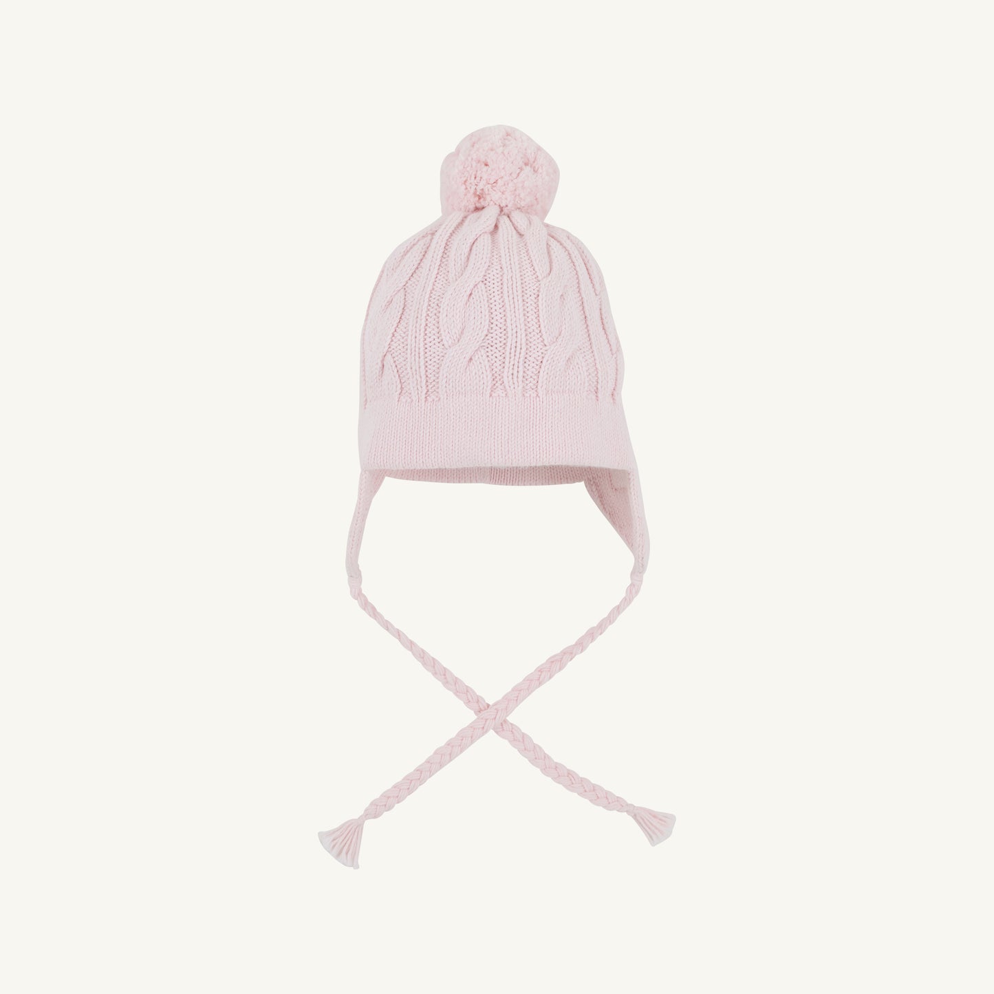 TBBC | Parrish Pom Pom Hat (Cable Knit) - Palm Beach Pink