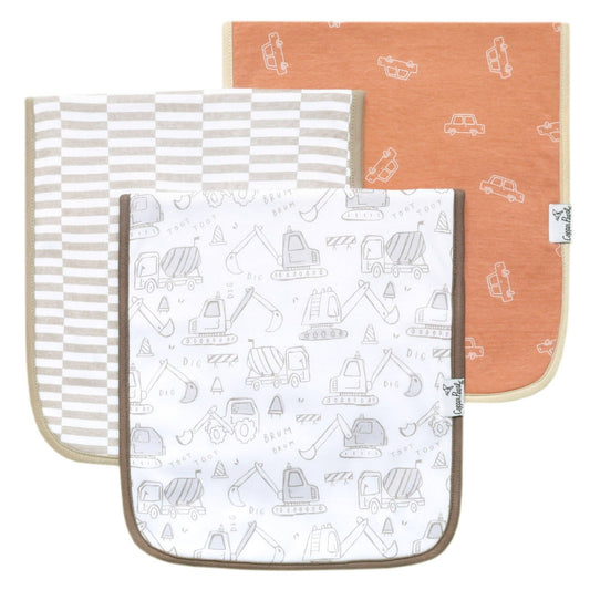 Copper Pearl | 3 Pack Premium Burp Cloths - Gage