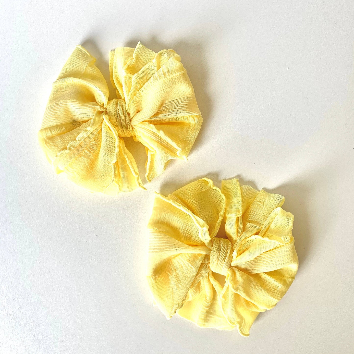 Rockin Royalty - Ruffle Clip Set- Buttercup