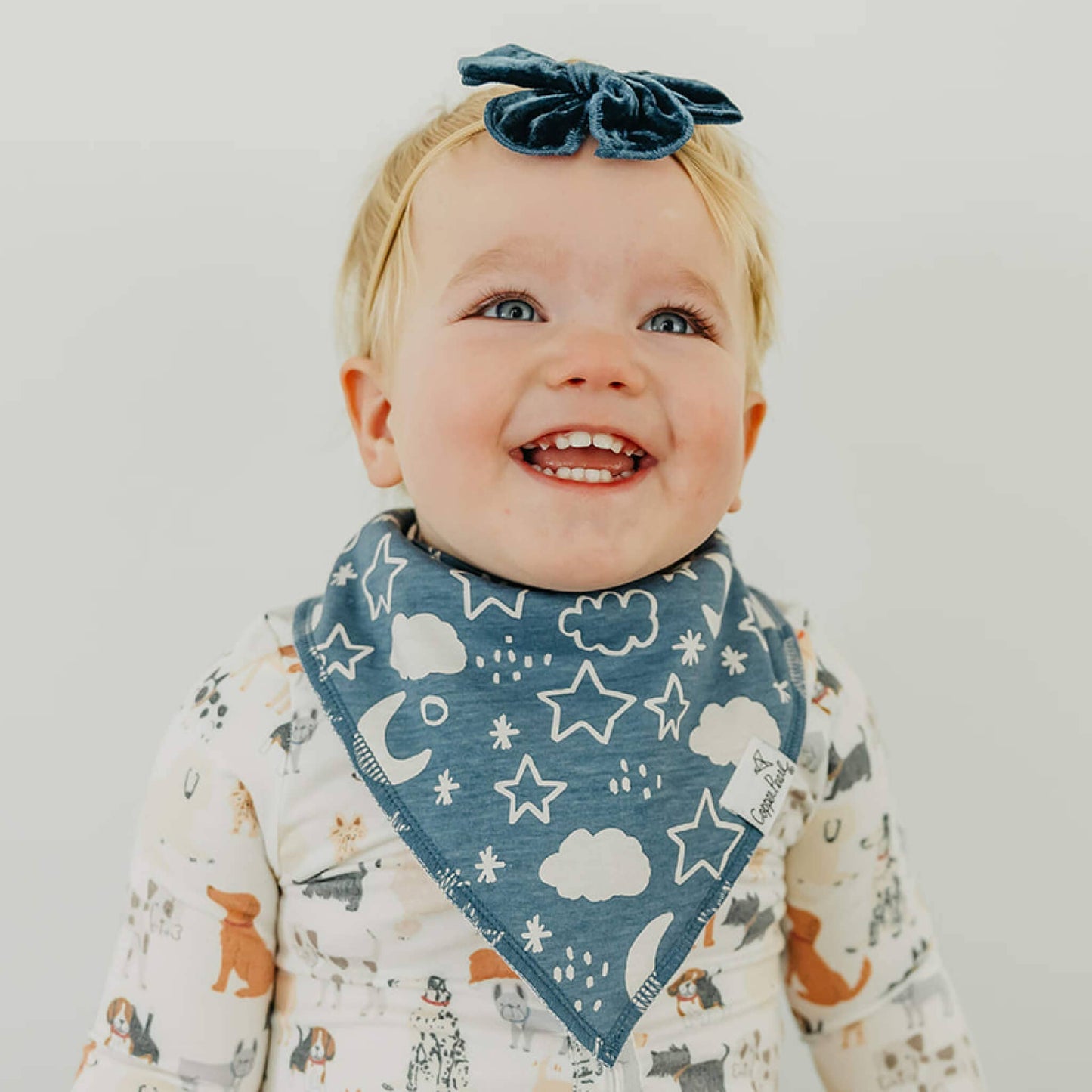 Copper Pearl | 4 Pack Baby Bandana Bibs - Rufus