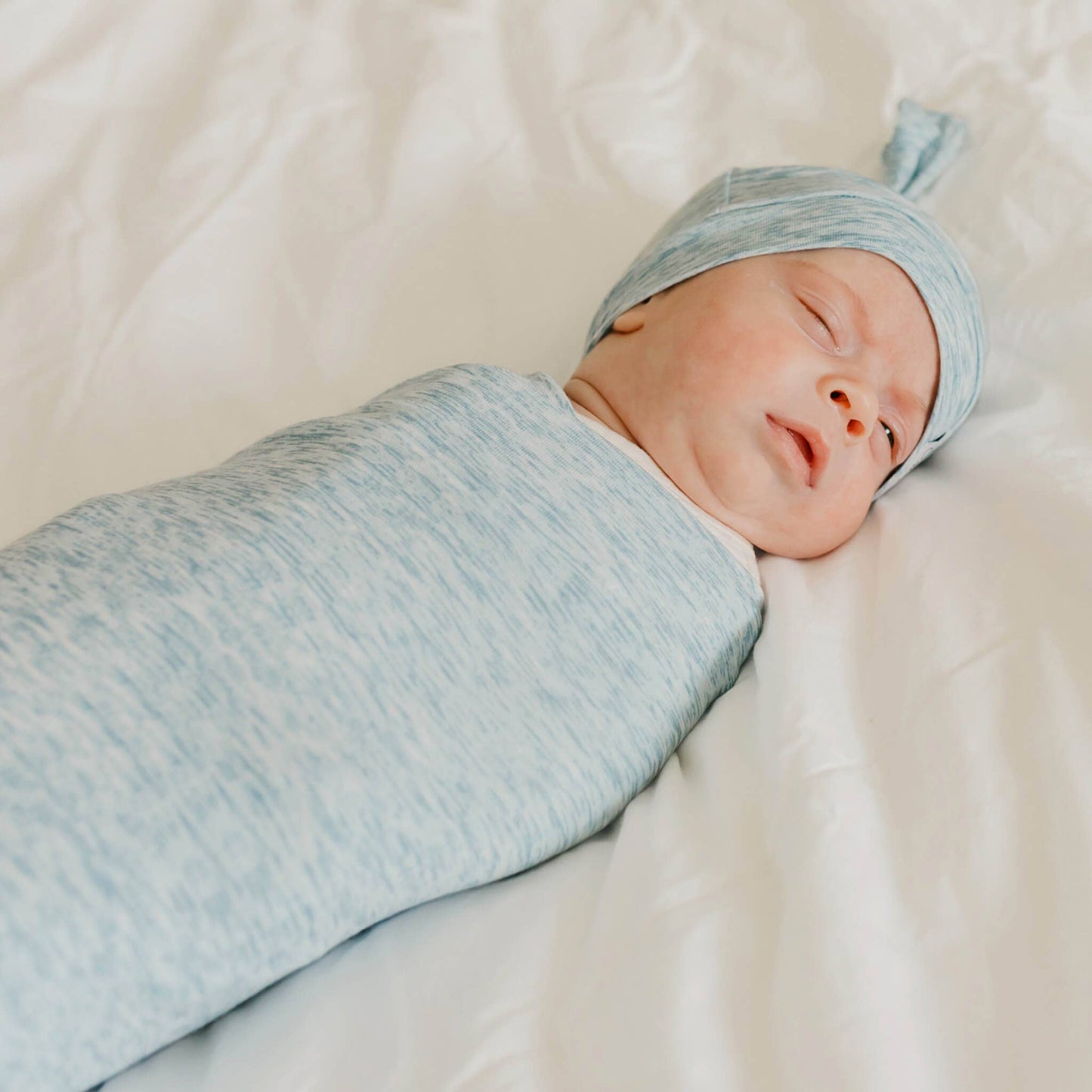 Copper Pearl | Knit Swaddle Blanket - Lennon