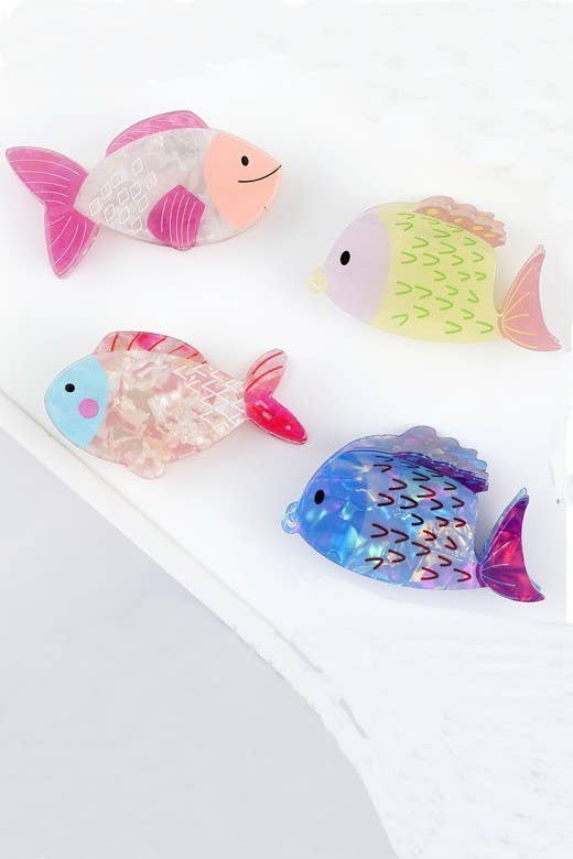 Reel Cute Fish Claw Clips