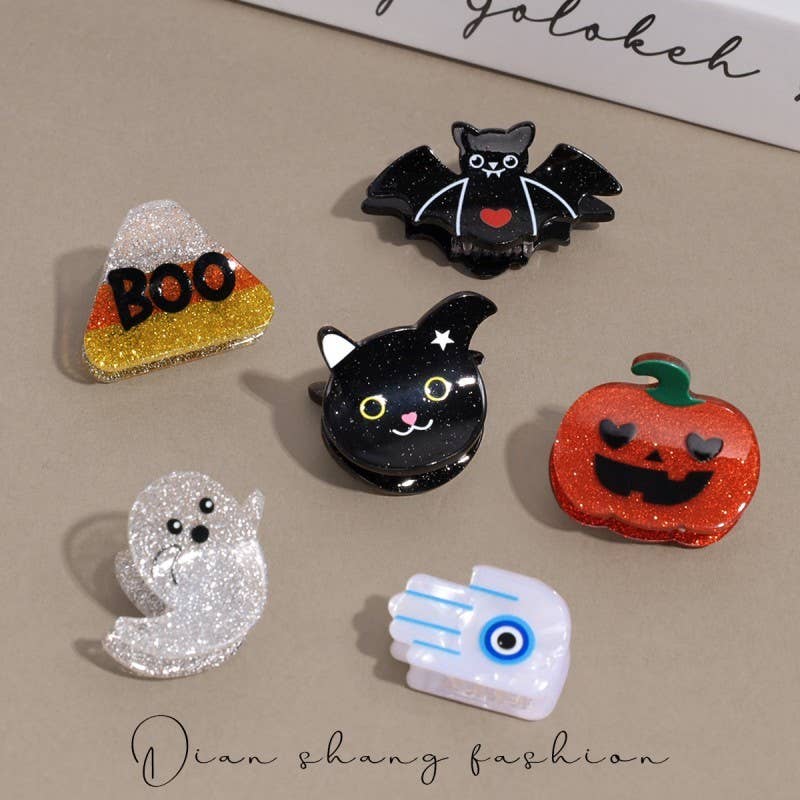 Halloween Hair Claw Clip Set