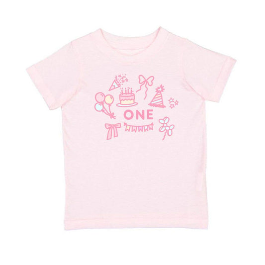 ONE 1st Birthday Short Sleeve T-Shirt