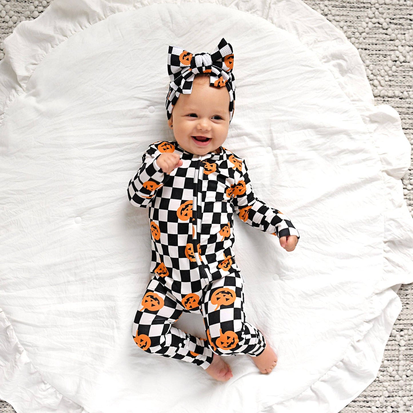 Merlin Pumpkin Zip Romper
