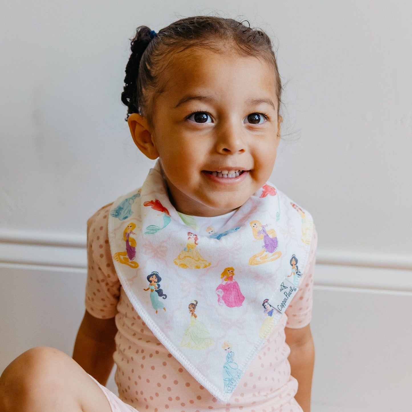 Copper Pearl | 4 Pack Baby Bandana Bibs - Disney Princess