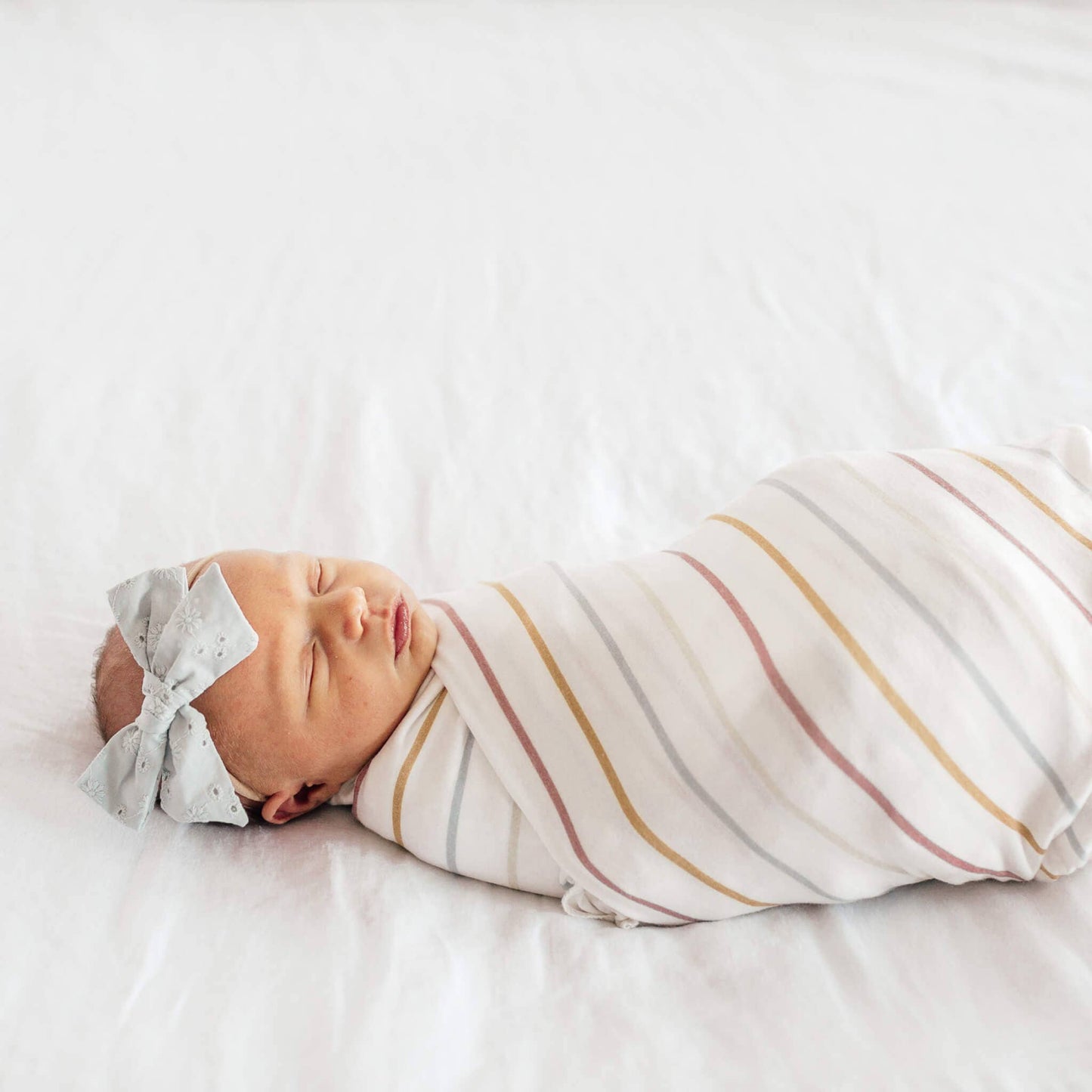 Copper Pearl | Knit Swaddle Blanket - Piper
