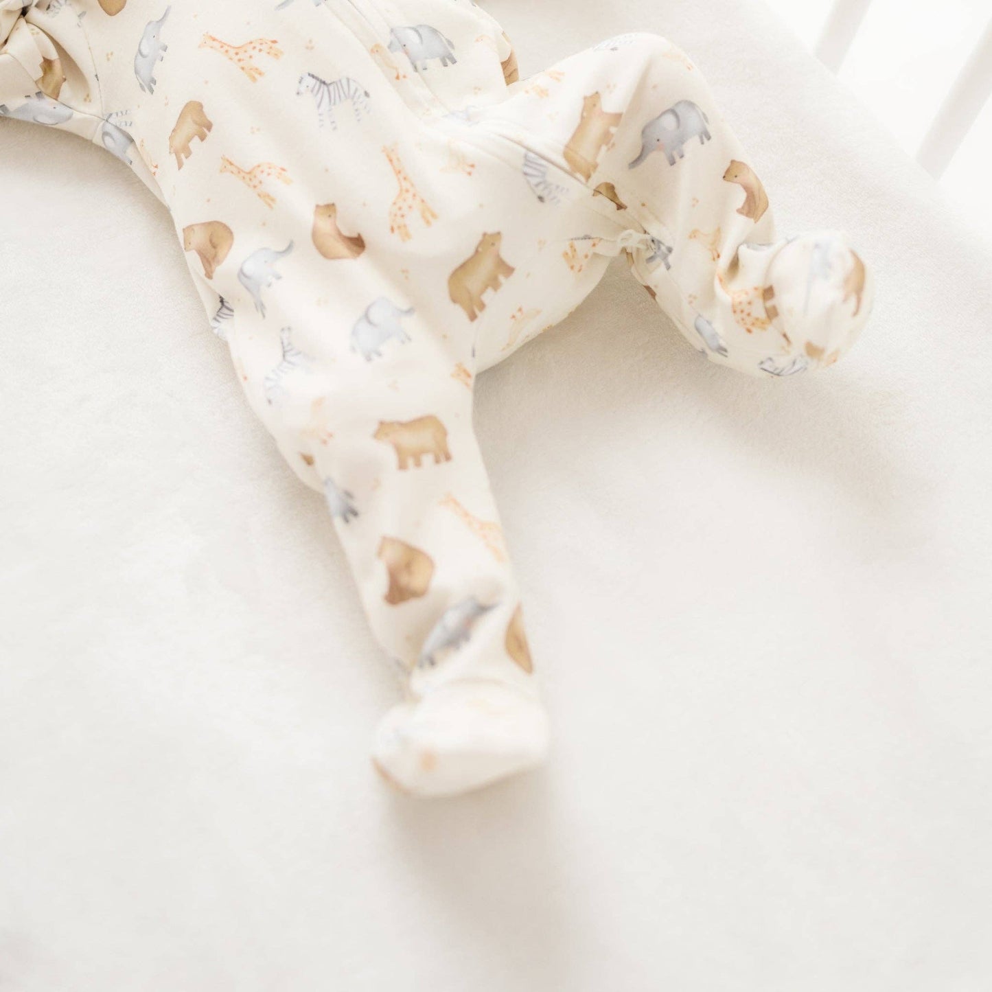 Magnolia Baby | Safari Zip Footie