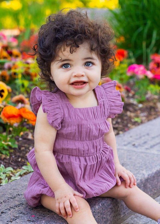 mabel + honey - Berry Beautiful Baby Romper
