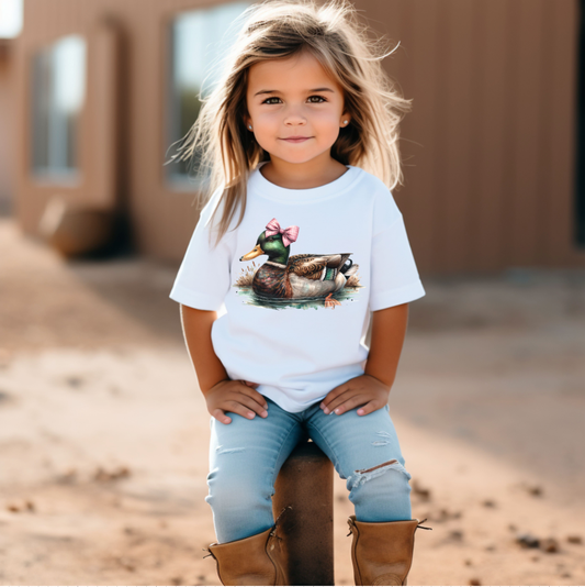 Mallard With a Bow Tee