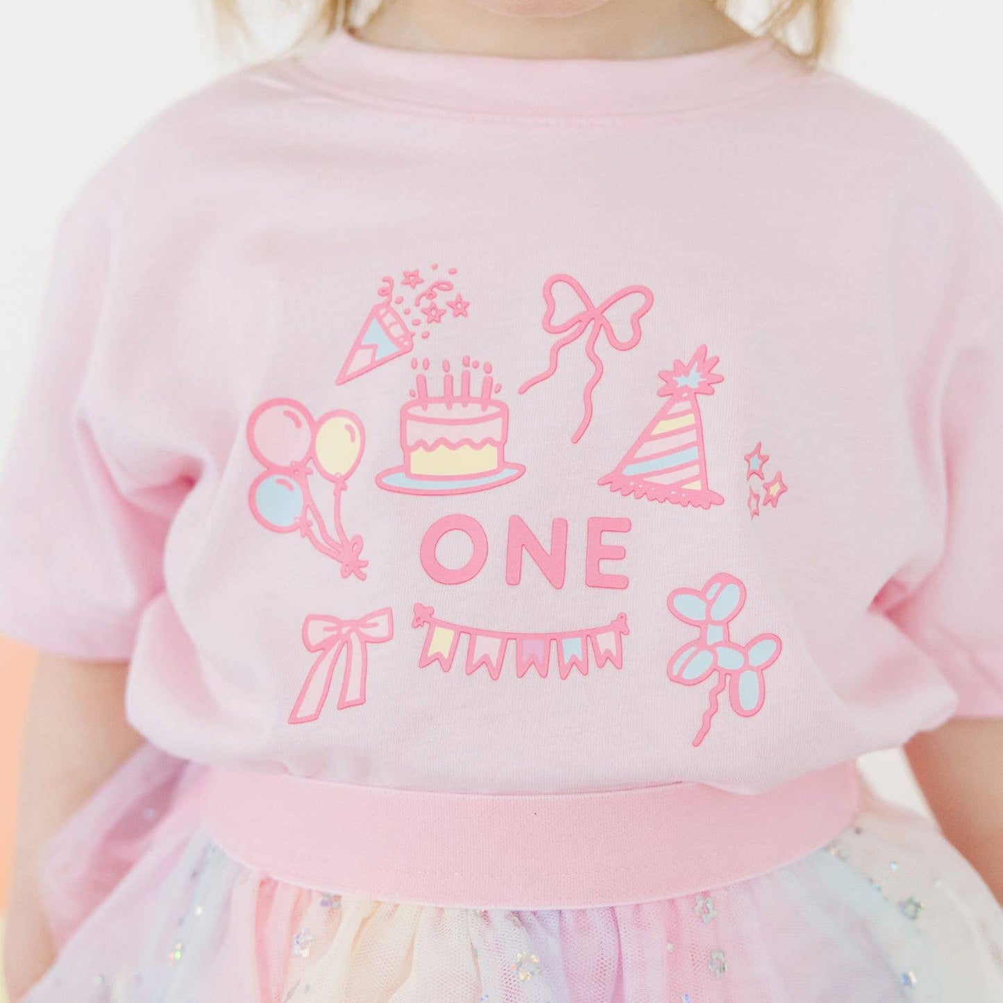 ONE 1st Birthday Short Sleeve T-Shirt