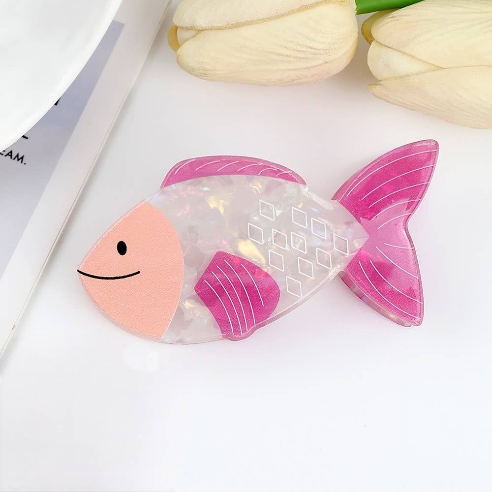 Reel Cute Fish Claw Clips