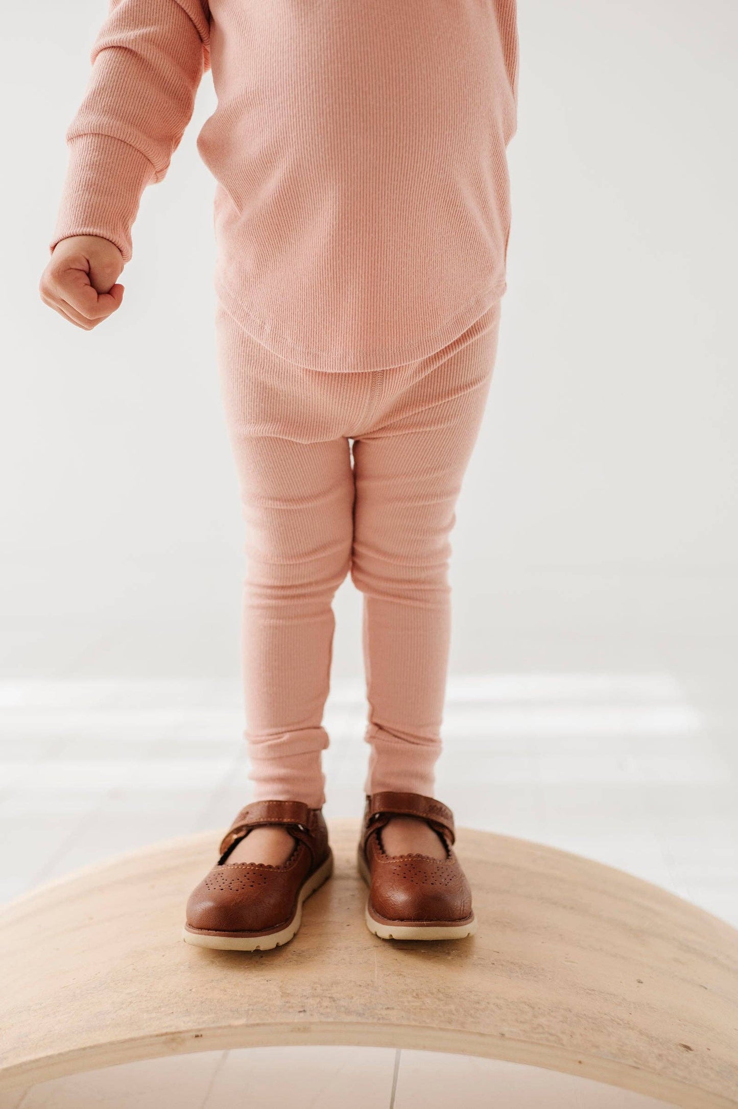 Lavender Ribbed Bamboo/Cotton Leggings