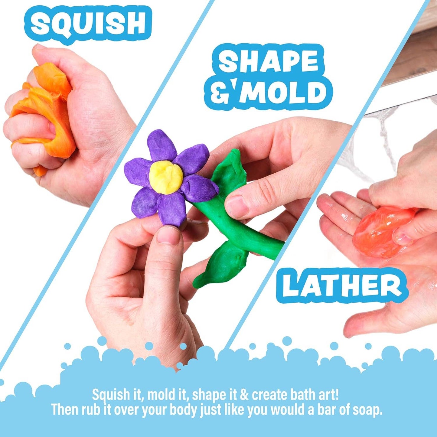 Tub Works® Bath Dough™ Moldable Kids Soap