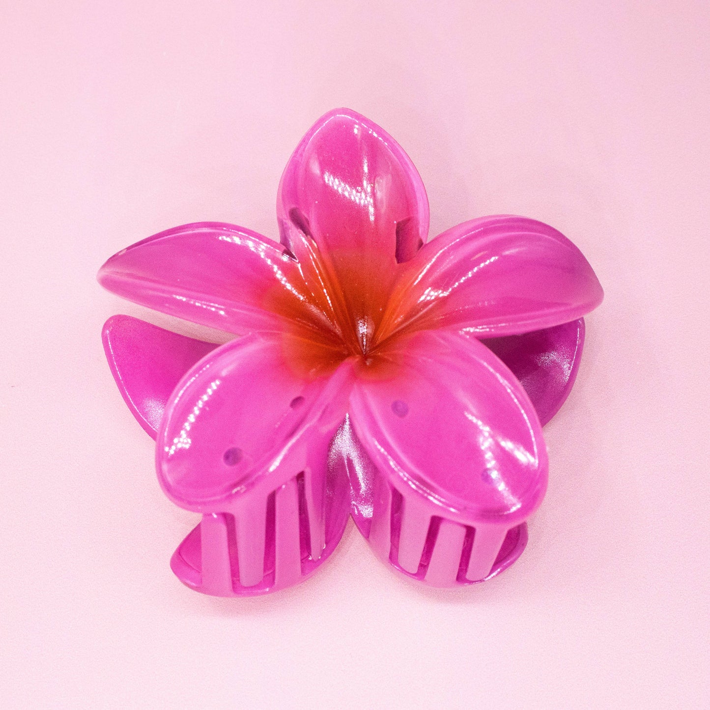 Plumeria Flower Hair Claw Clip - Tropical Floral