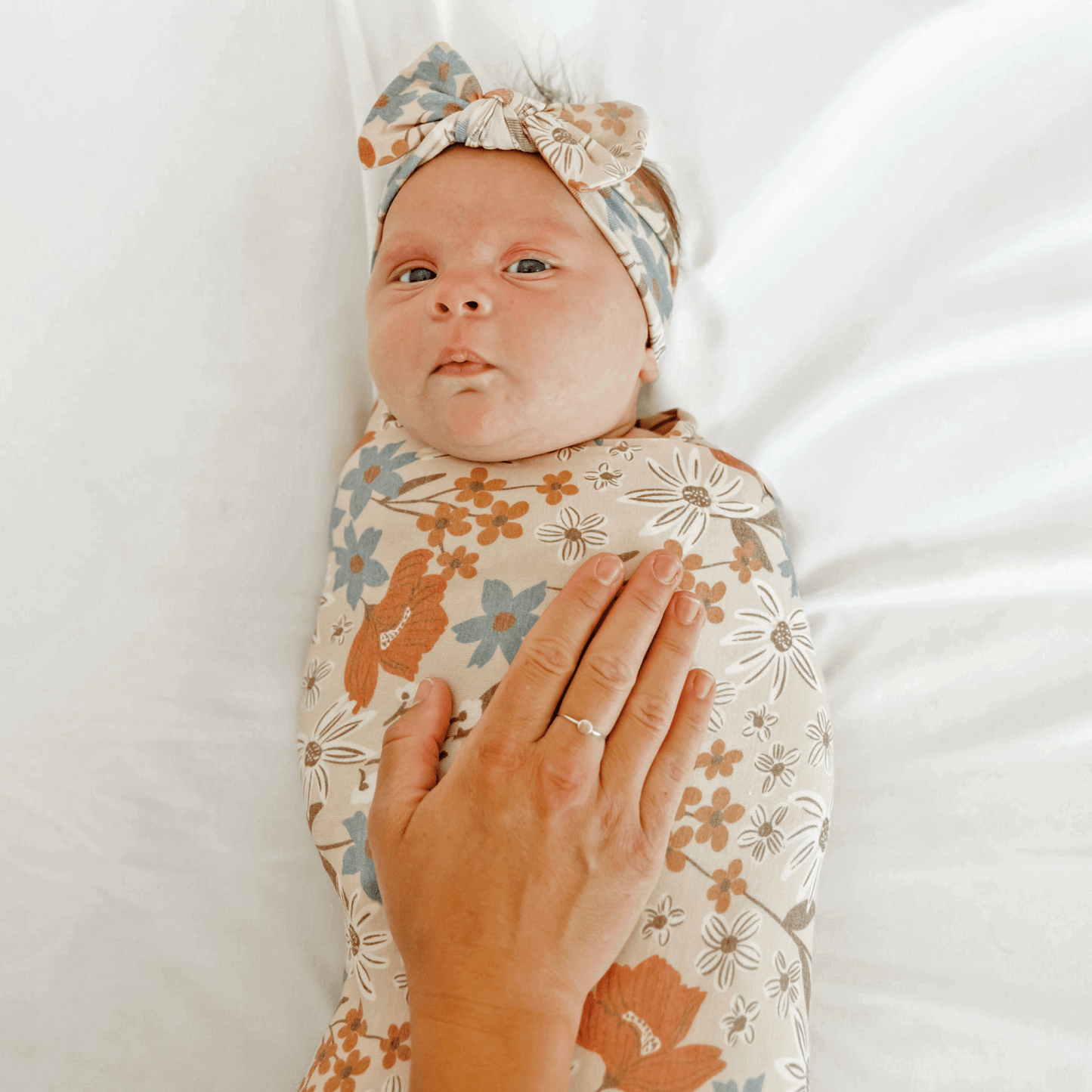 Copper Pearl | Knit Swaddle Blanket - Eden