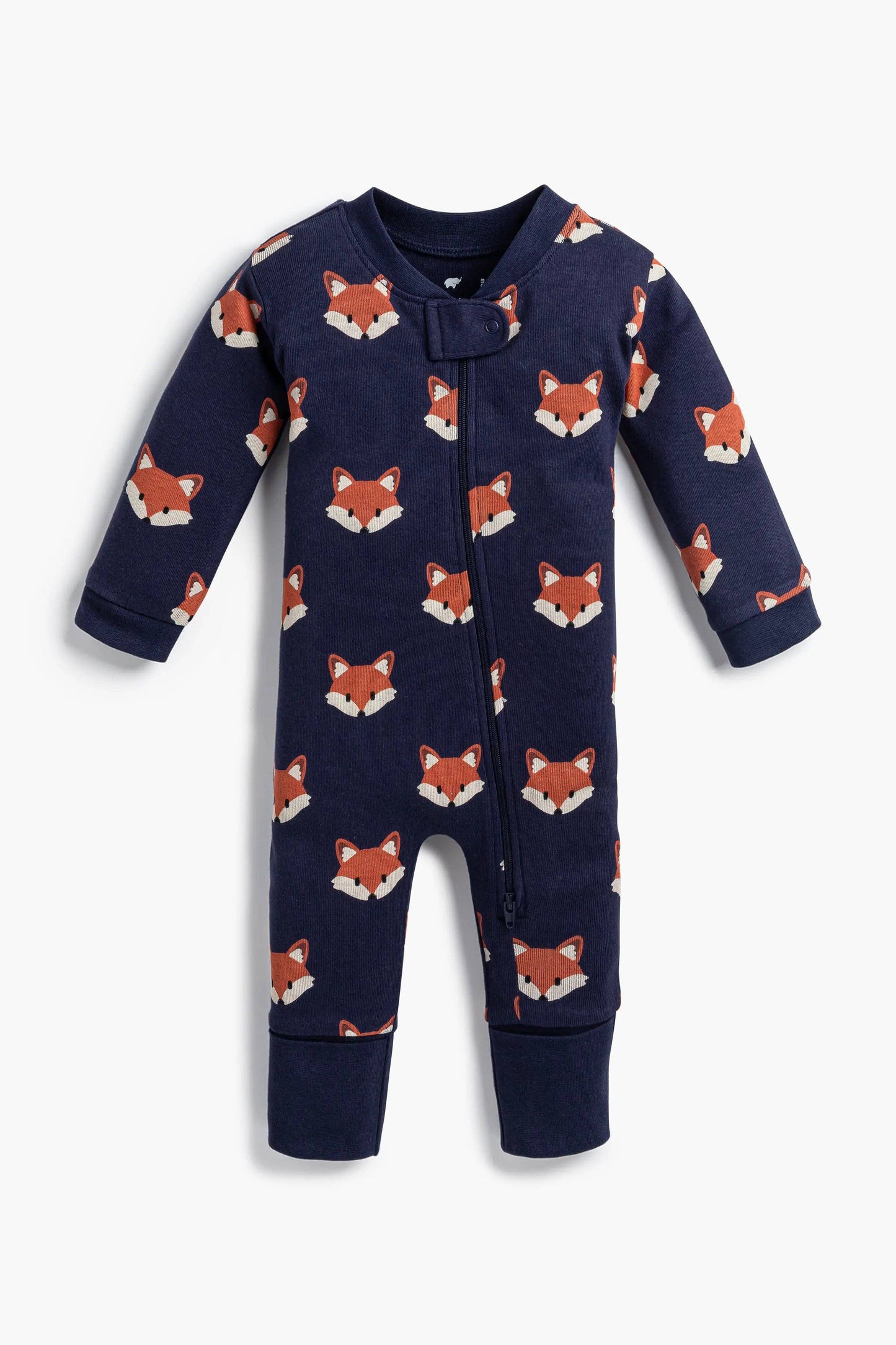 Fox Friends One-Piece Baby Pajamas | 100% Organic Cotton