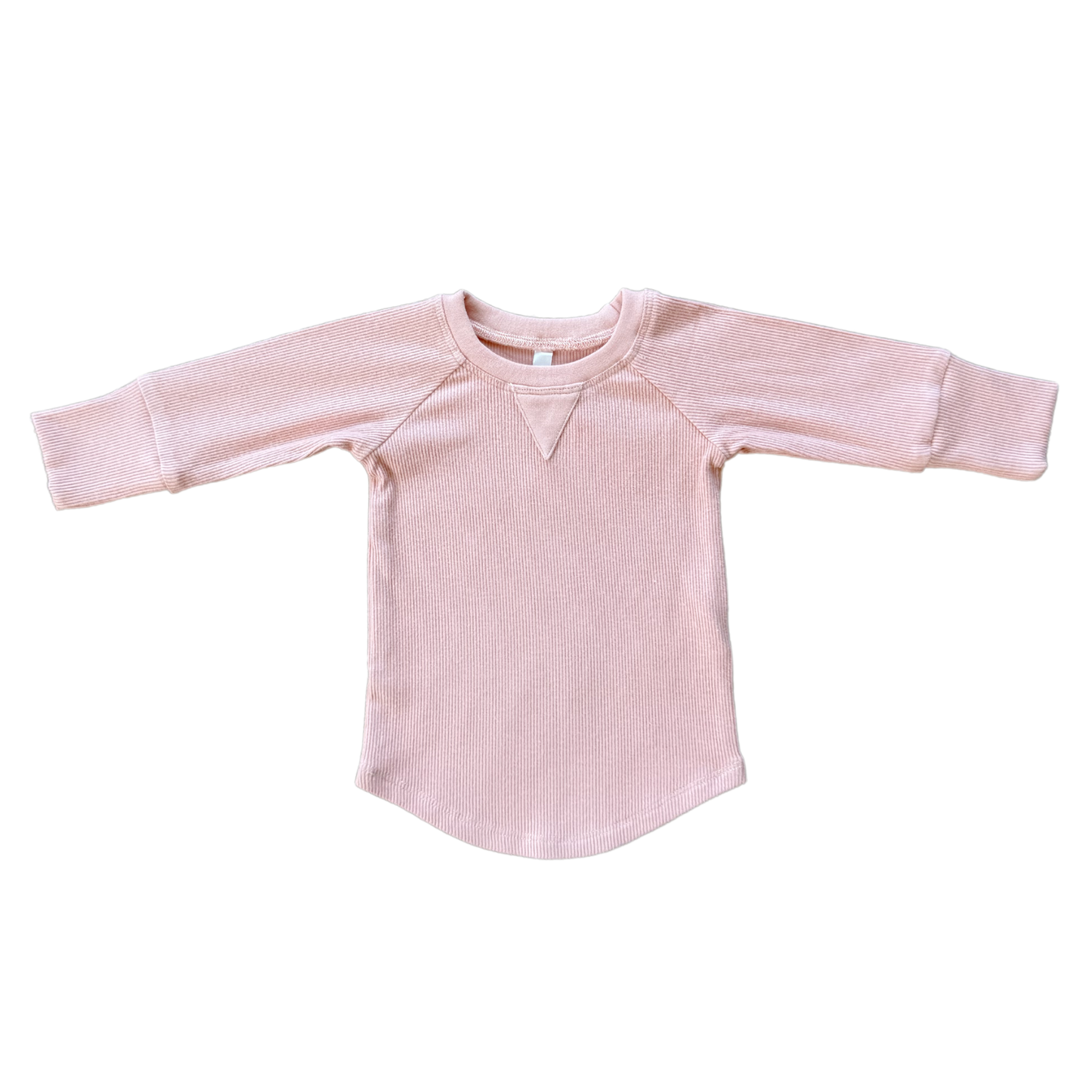 Bamboo/Cotton Ribbed Top | Misty Rose