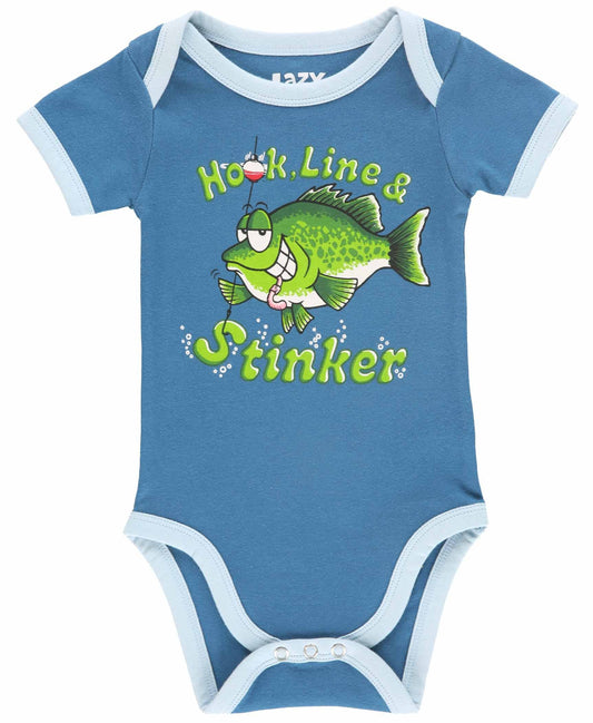 LazyOne | Hook, Line & Stinker Infant Onesie