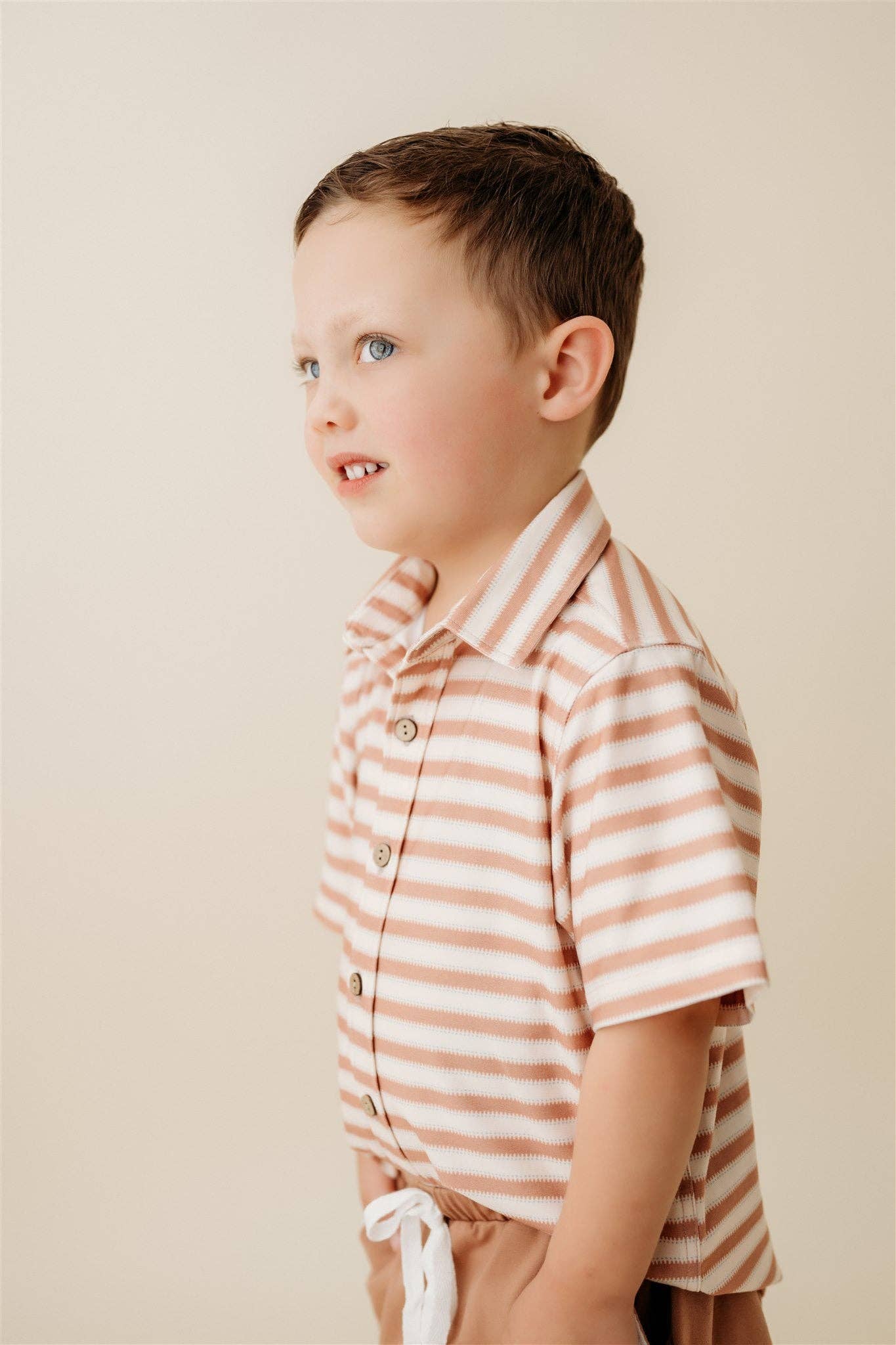 Remington Road - Button down Top | Clay Stripe