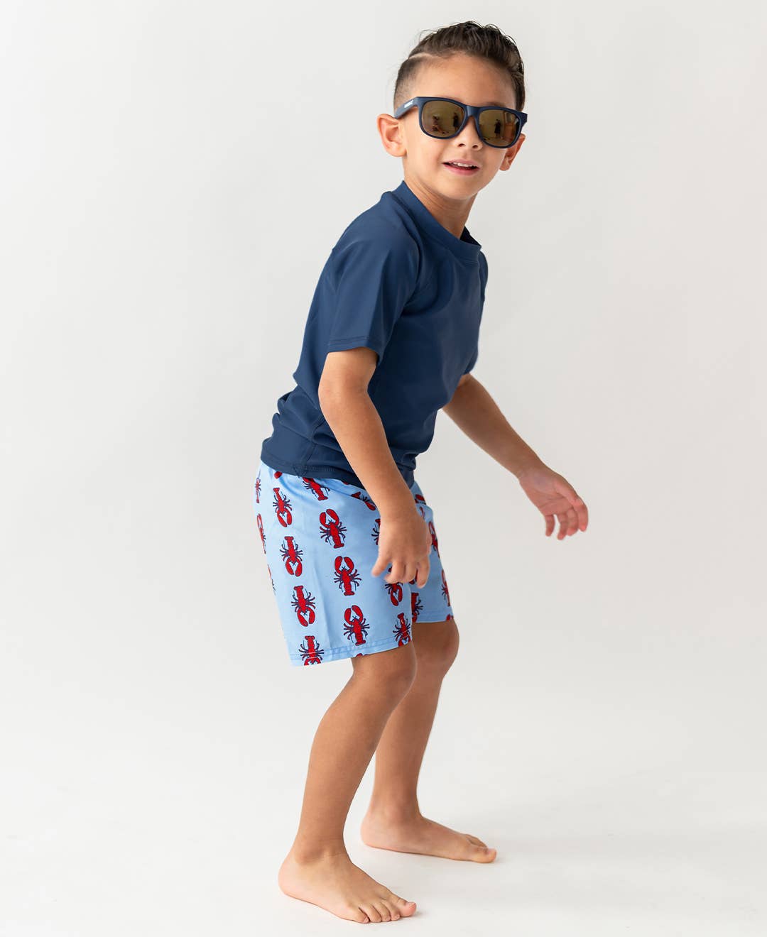 RuffleButts + RuggedButts - Kids Navy Sunglasses