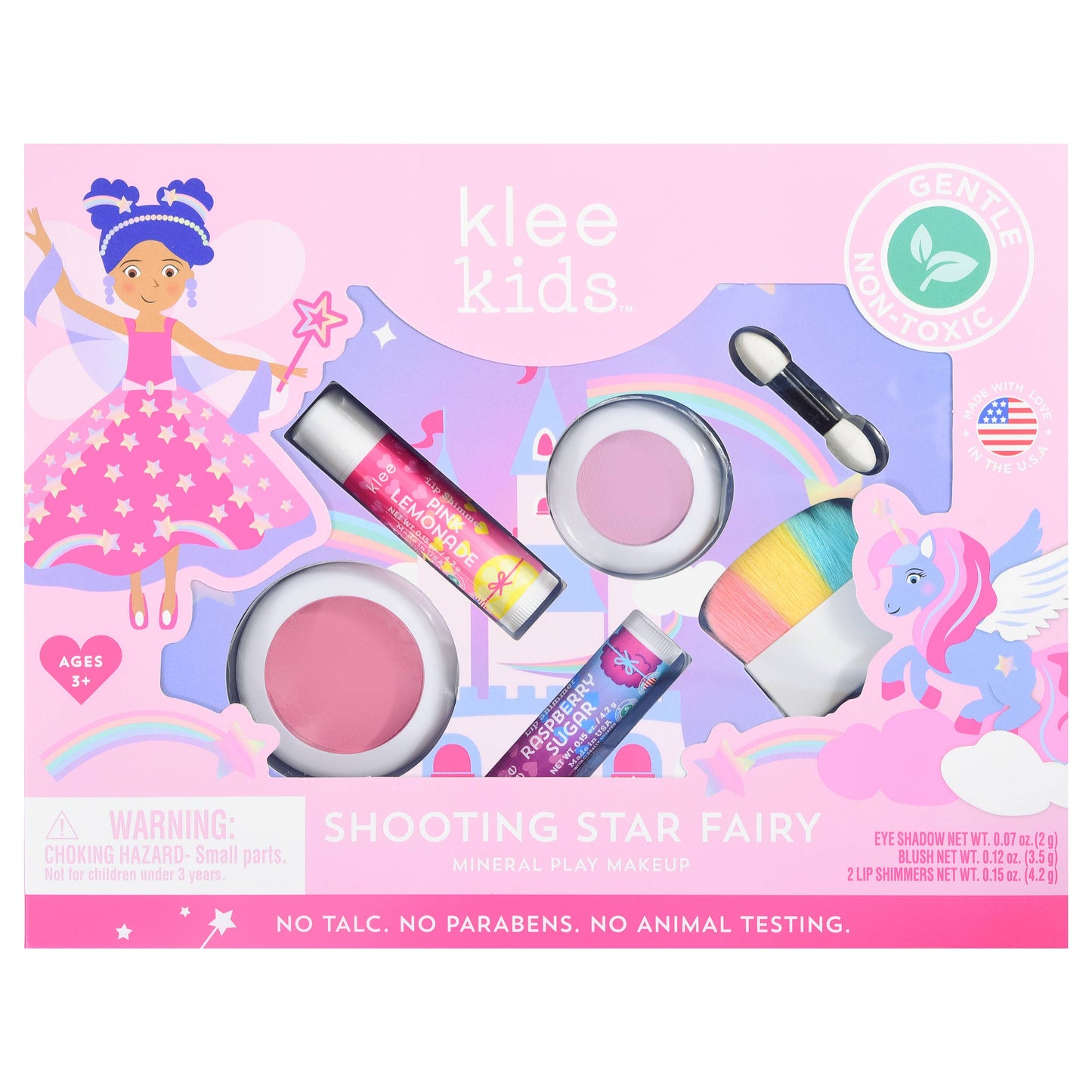 Klee Naturals - Crystal Palace Fairy - Klee Kids Play Makeup 4-PC Kit
