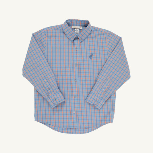 TBBC | Deans List Dress Shirt - Wheaton Windowpane/Nantucket Navy