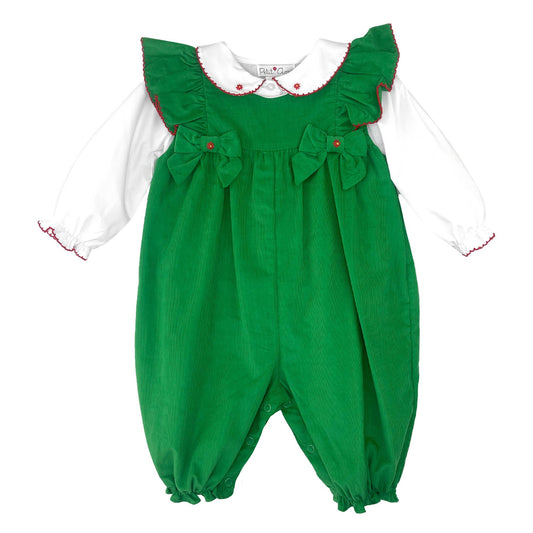 Longall with Ruffle Accent & Bows
