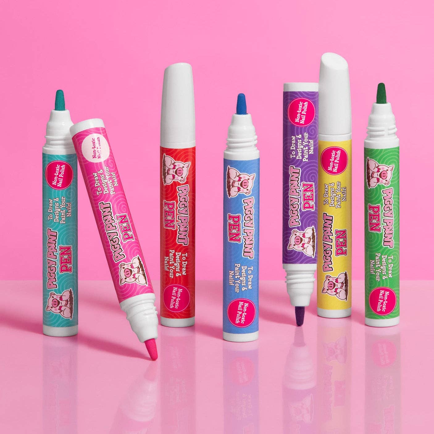 Piggy Paint - Yippee Yellow Piggy Paint Pen - Kids Non-toxic Nail Polish