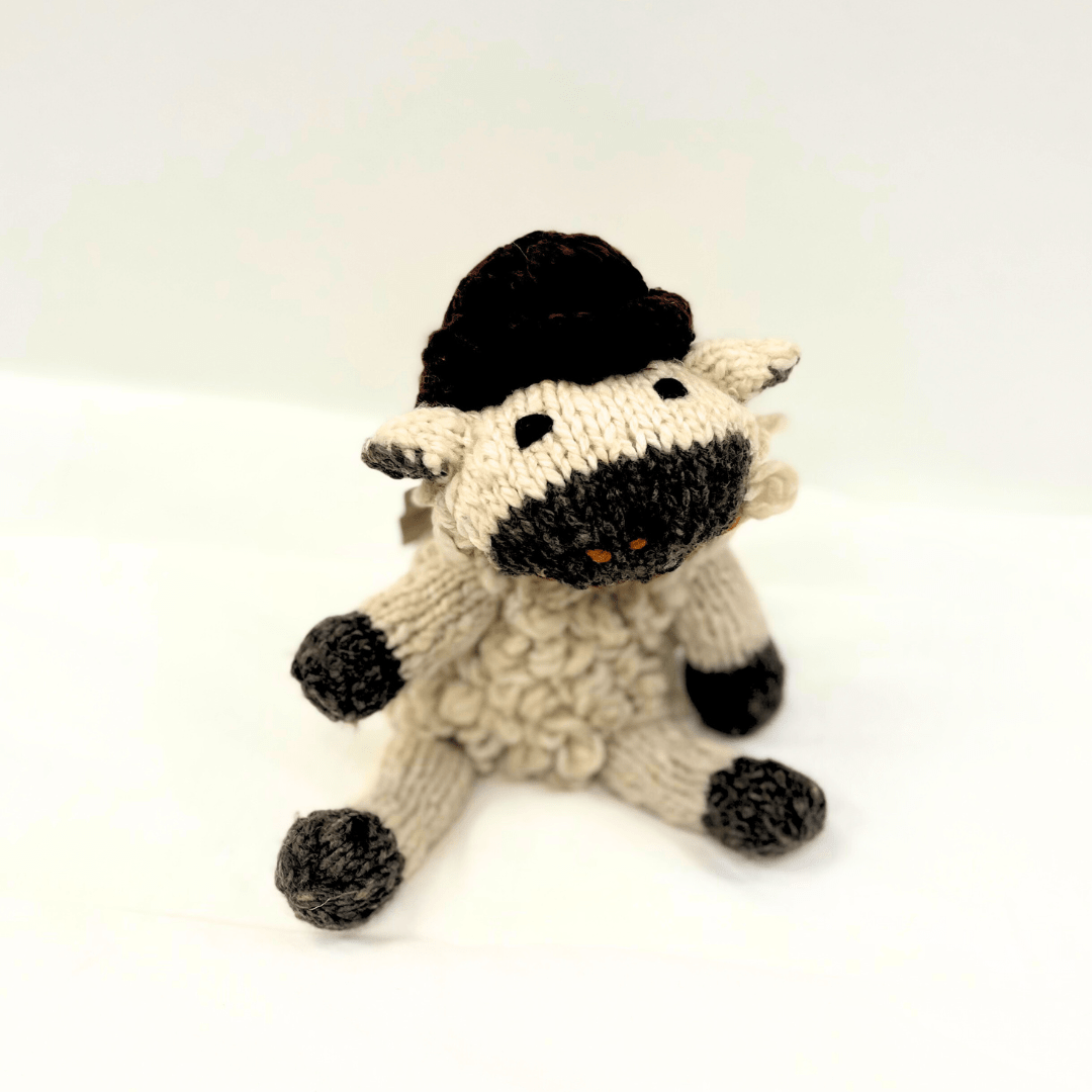 Organic Wool Knit Buddy  | Sawyer the Sheep