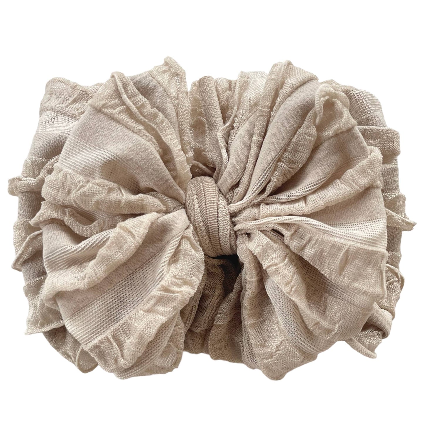 Rockin Royalty - Champagne Ruffled Headband