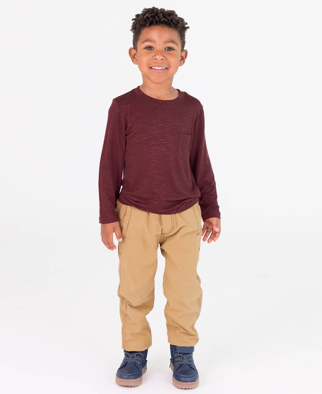 RuffleButts + RuggedButts - Boys Dark Khaki Jogger Pants