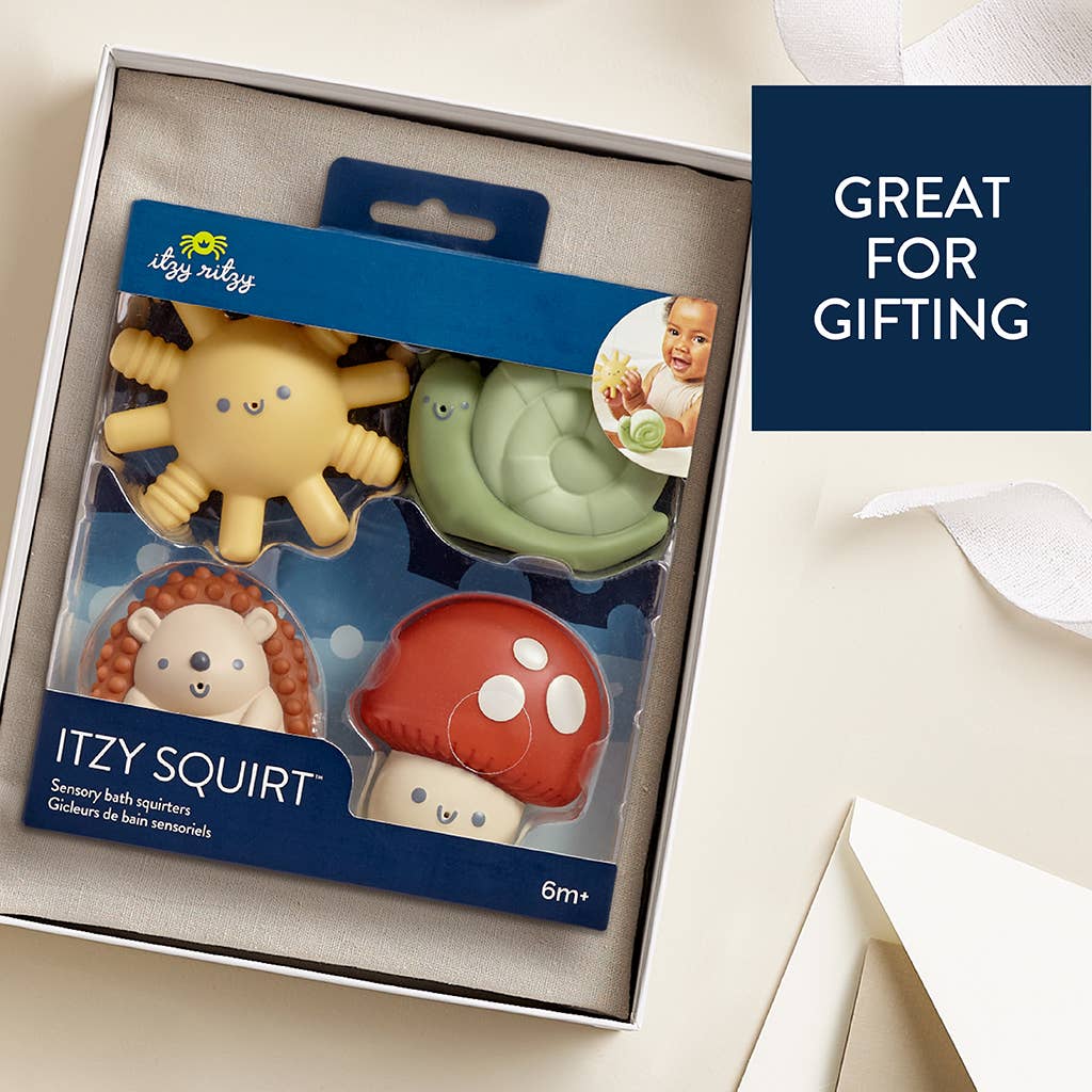 Itzy Ritzy | Itzy Squirt™ 4-pack of Soft Bath Toys