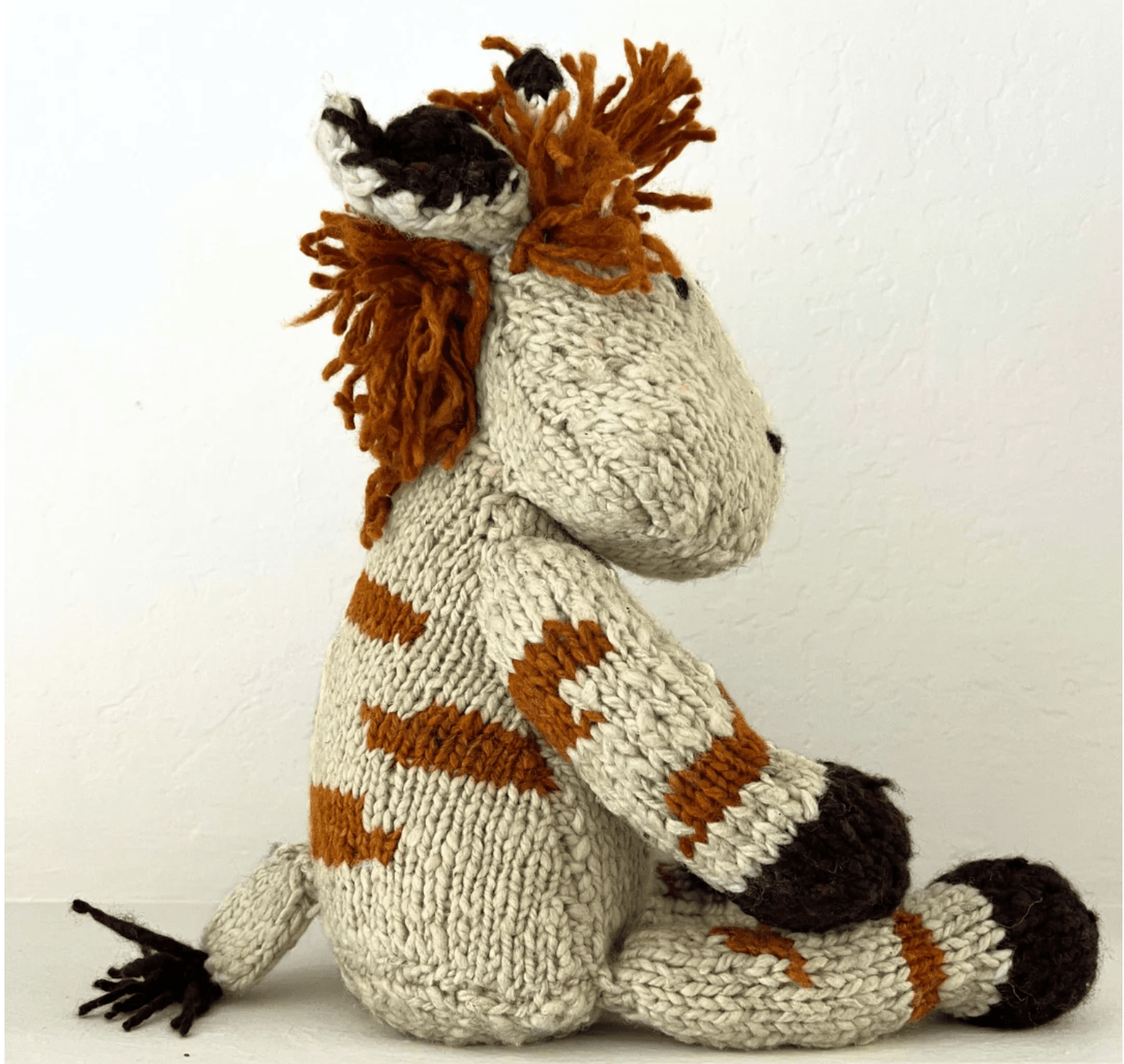 Organic Wool Knit Buddy  | Gerald the Giraffe