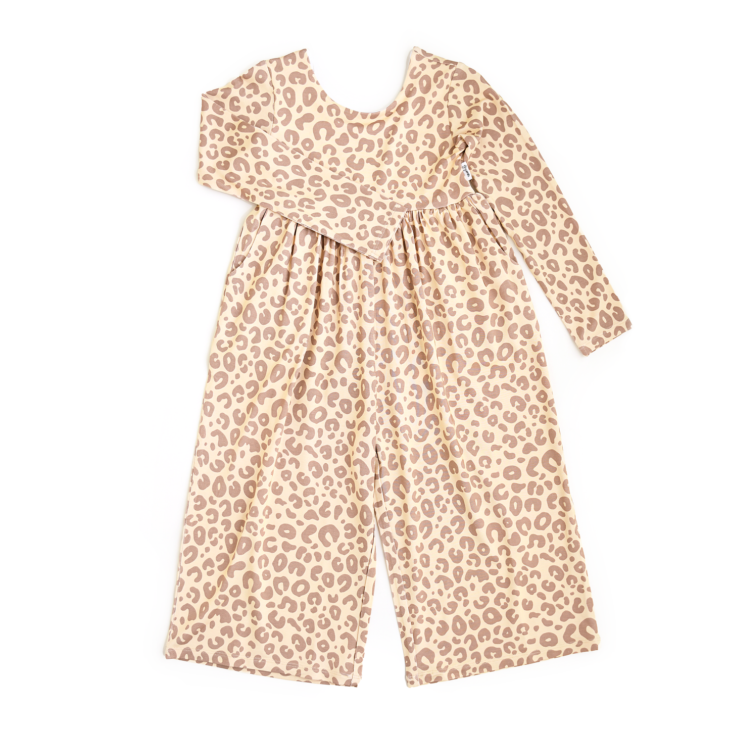 Amari Leopard Bamboo Wide Leg Romper