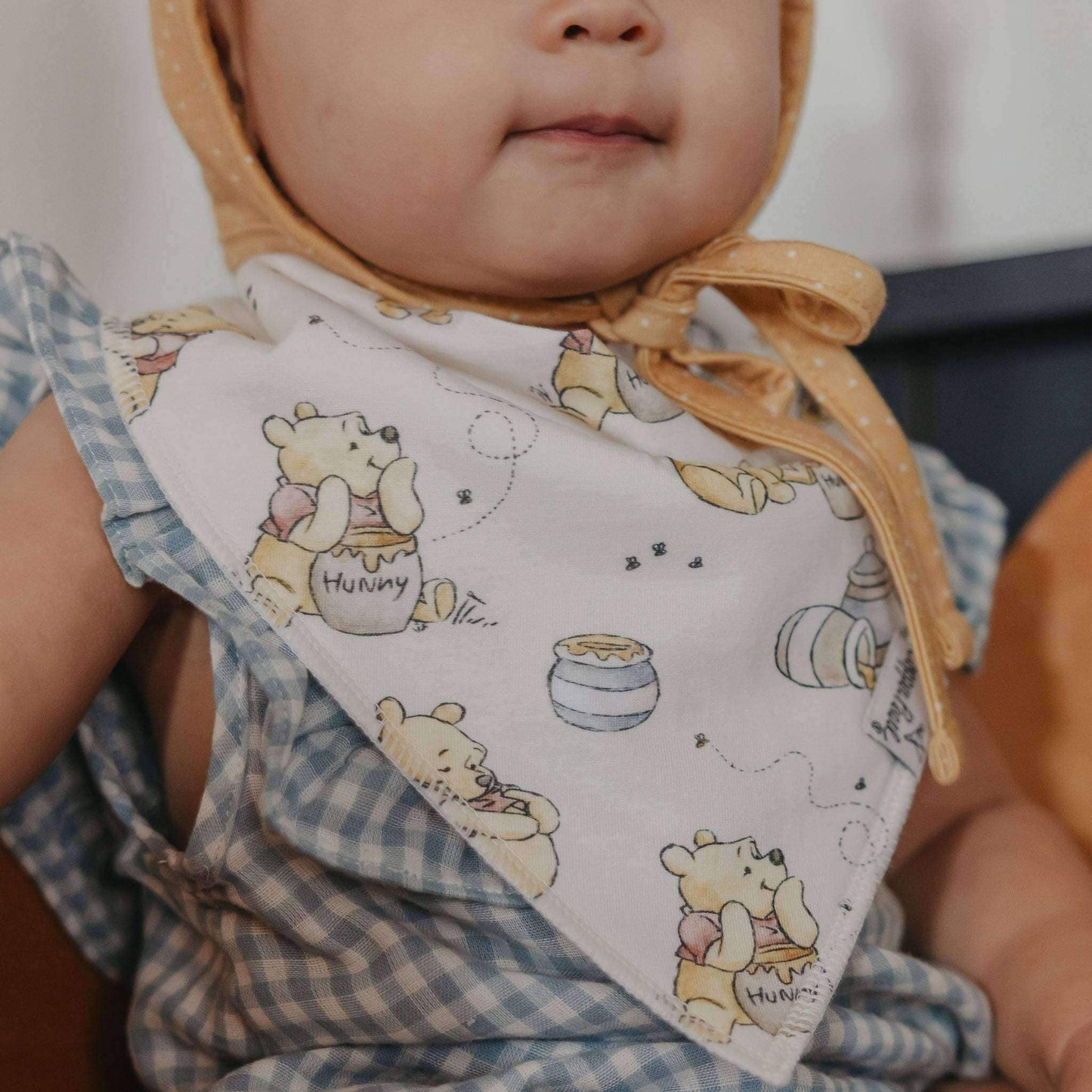 Copper Pearl | 4 Pack Baby Bandana Bibs - Hundred Acre Wood