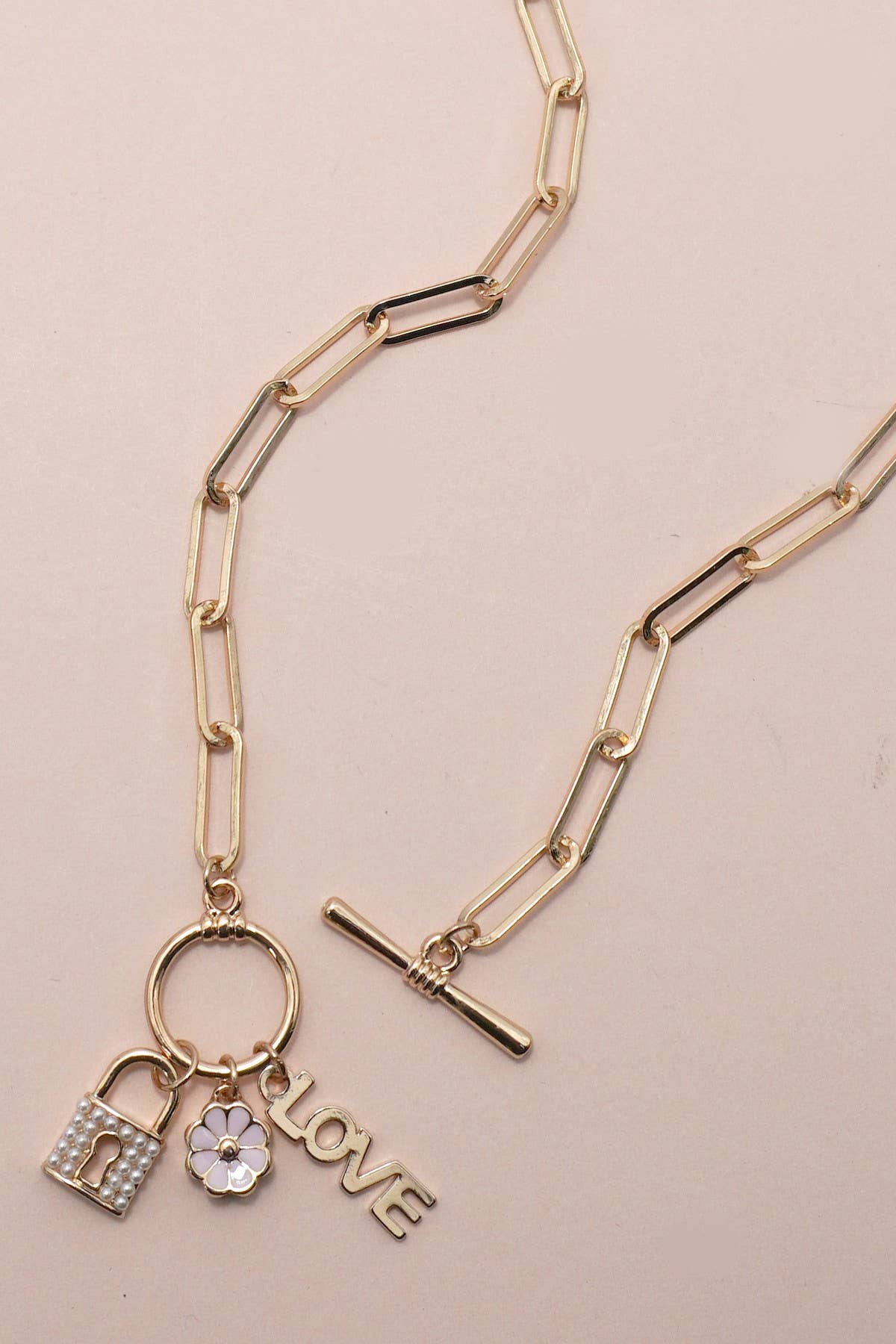 Charm Necklace | Locked in Love