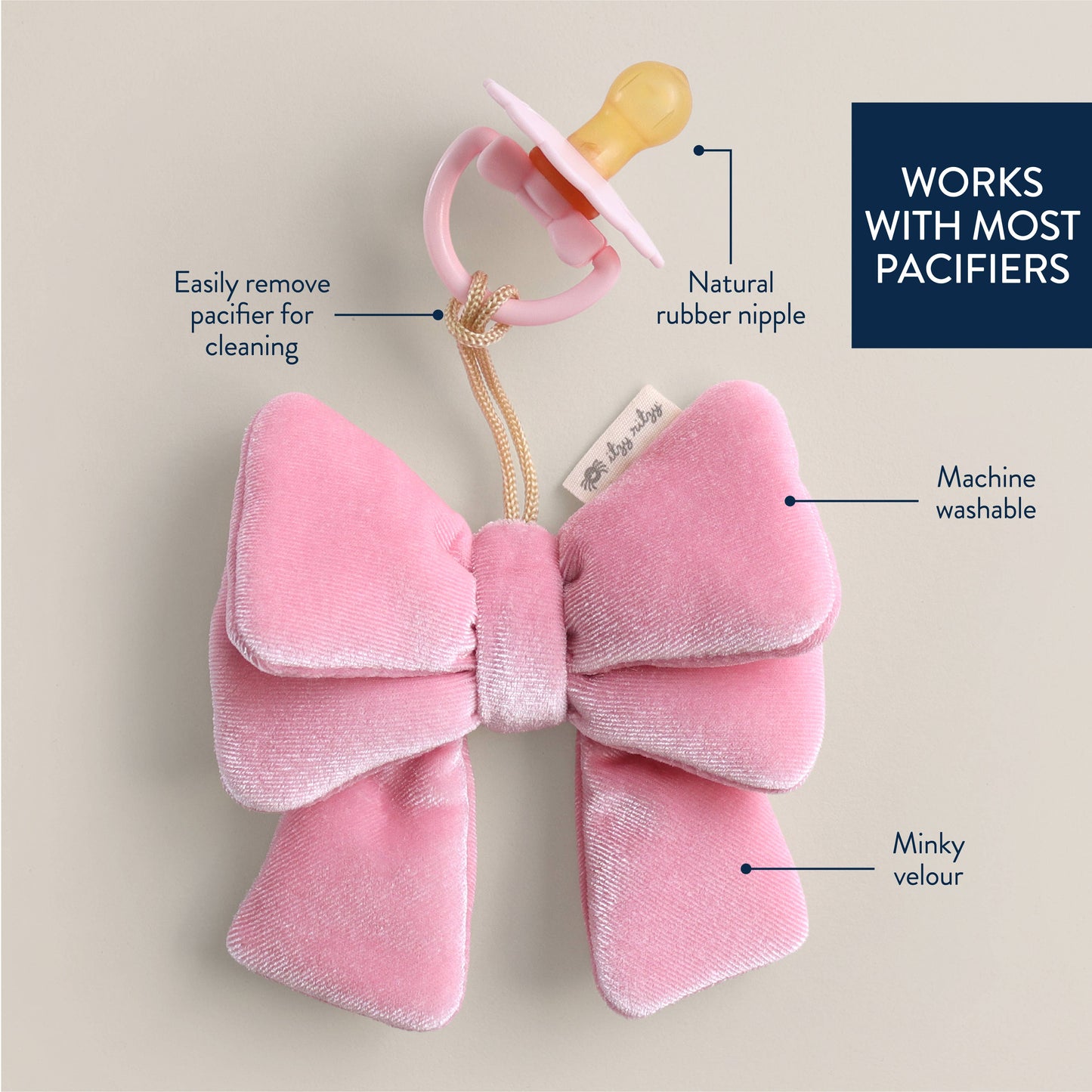 Itzy Ritzy | Bitzy Pal Natural Rubber Pacifier & Plush