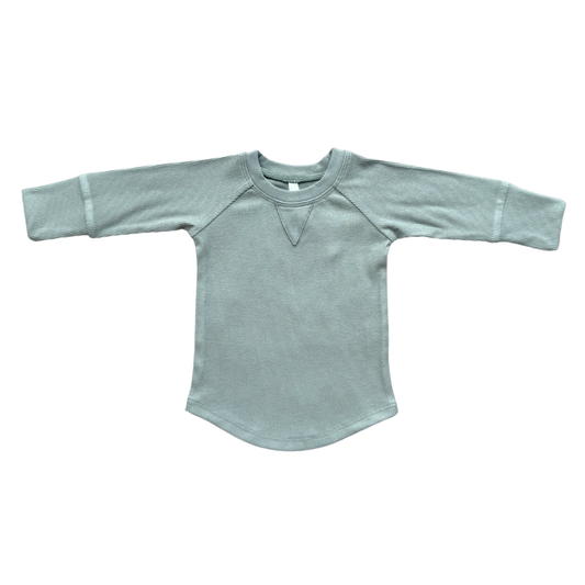 Bamboo/Cotton Ribbed Top | Fern