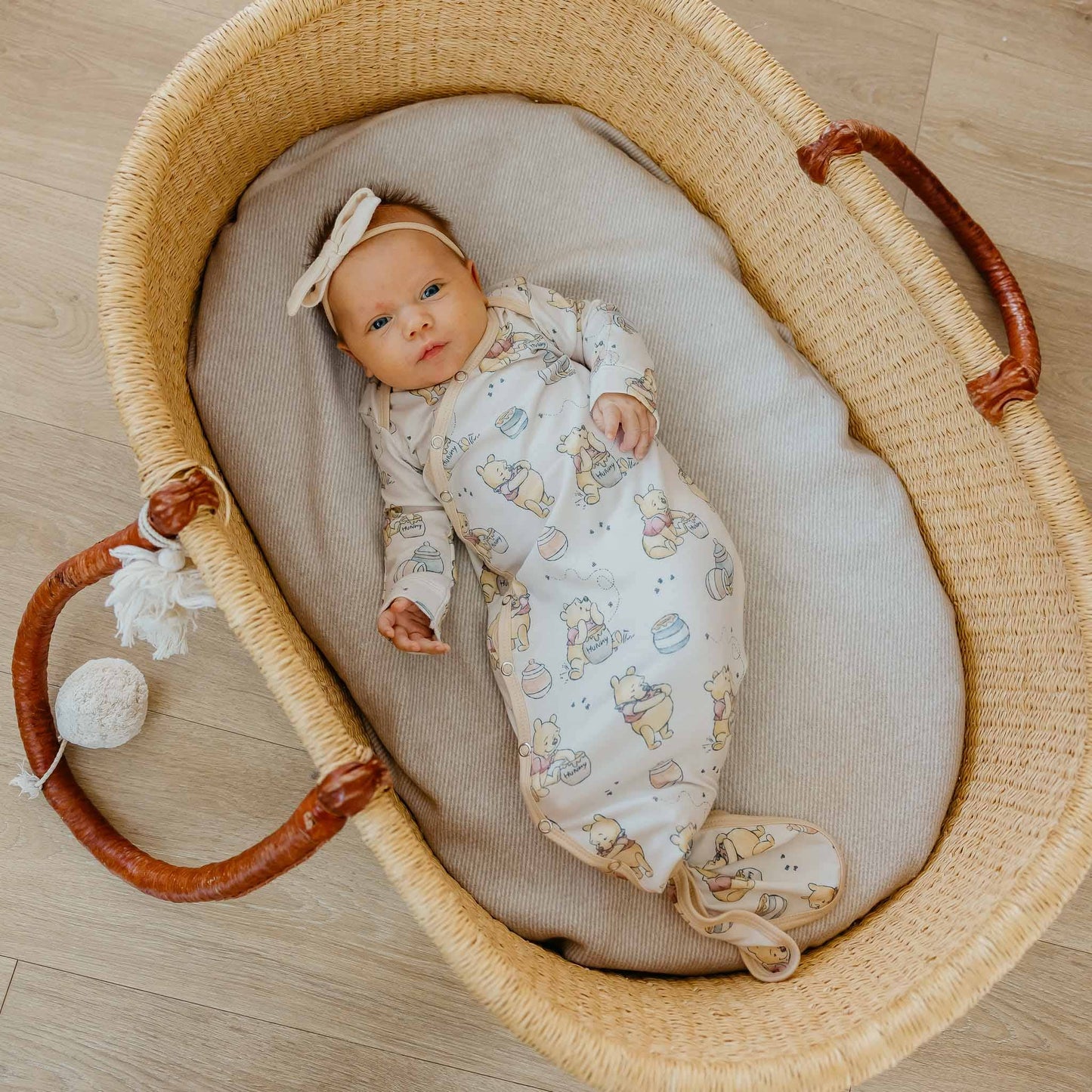 Copper Pearl | Newborn Knotted Gown - Hunny