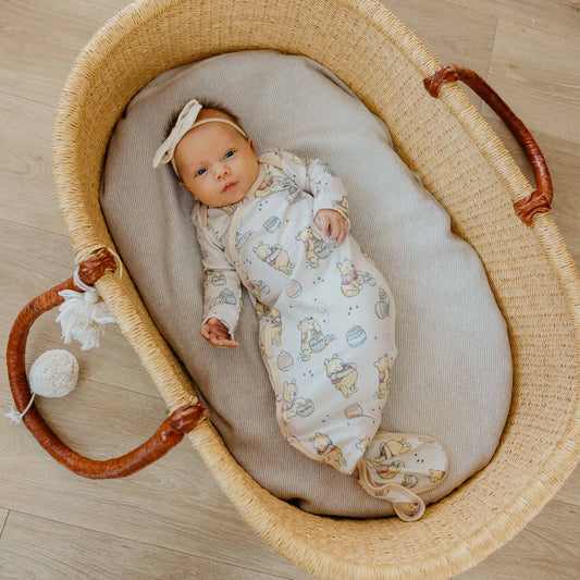 Copper Pearl | Newborn Knotted Gown - Hunny