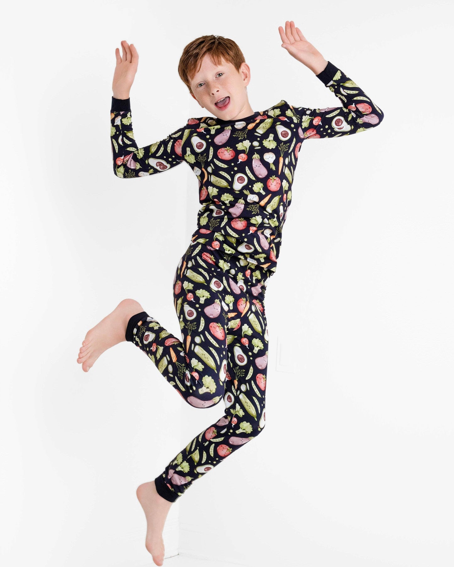 I Love You Veggie Much Long Sleeve Pajamas