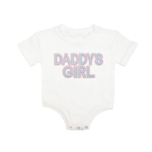Daddy's Girl Patch Short Sleeve Romper
