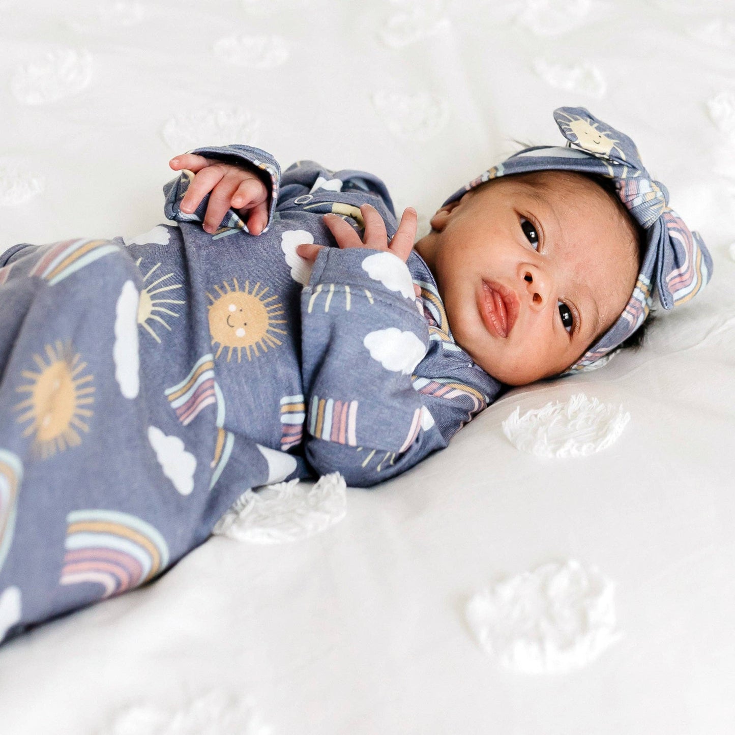 Copper Pearl | Newborn Knotted Gown - Hope