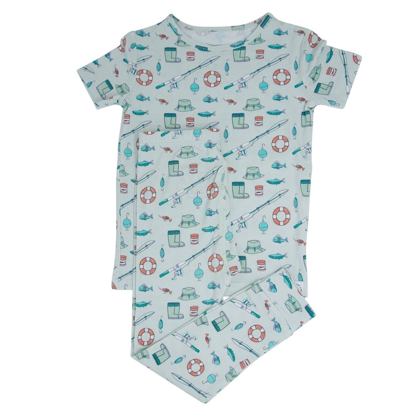 Sweet Bamboo - Big Kid Pajama S/S - Cast A Line