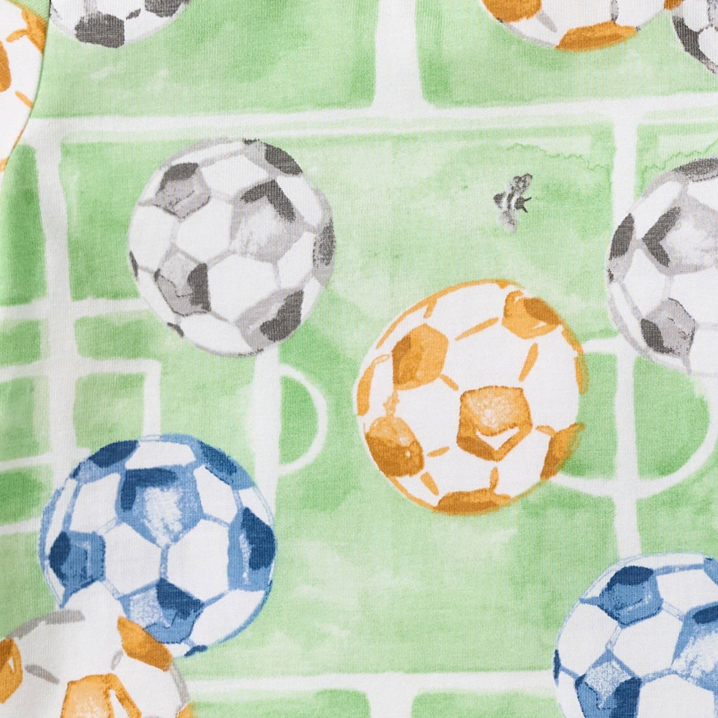 3-Pack Field Goal & Soccer Field Baby Boy Bodysuits | Organic Cotton