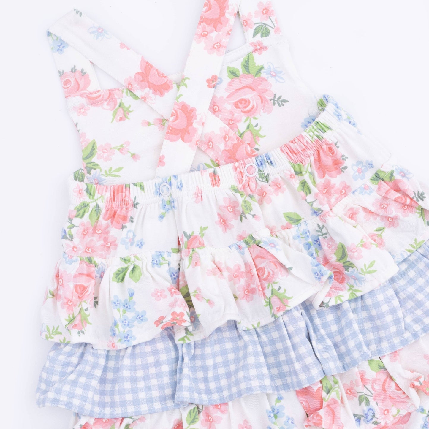 Angel Dear | Cute Little Roses - Ruffle Sunsuit