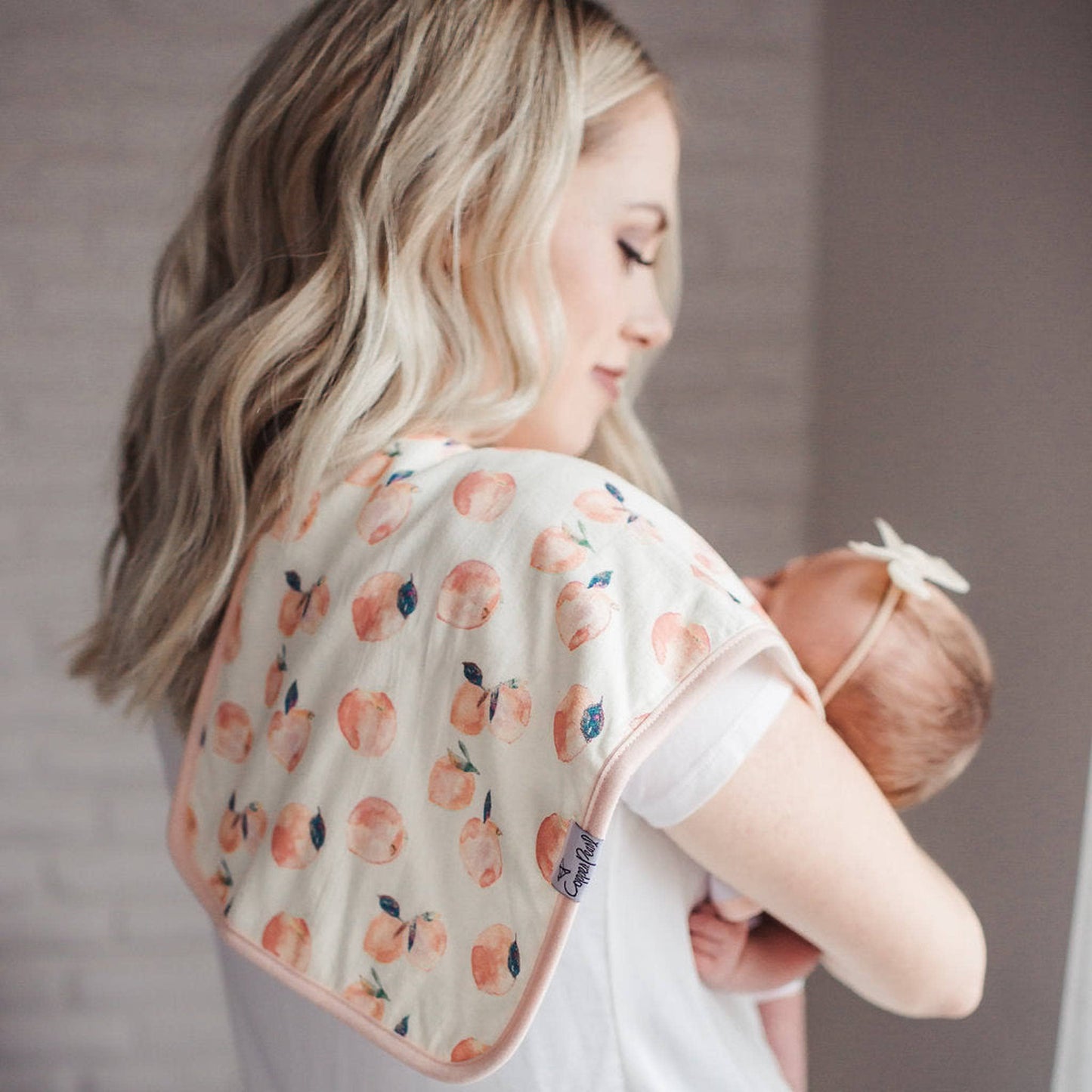 Copper Pearl | 3 Pack Premium Burp Cloths - Morgan